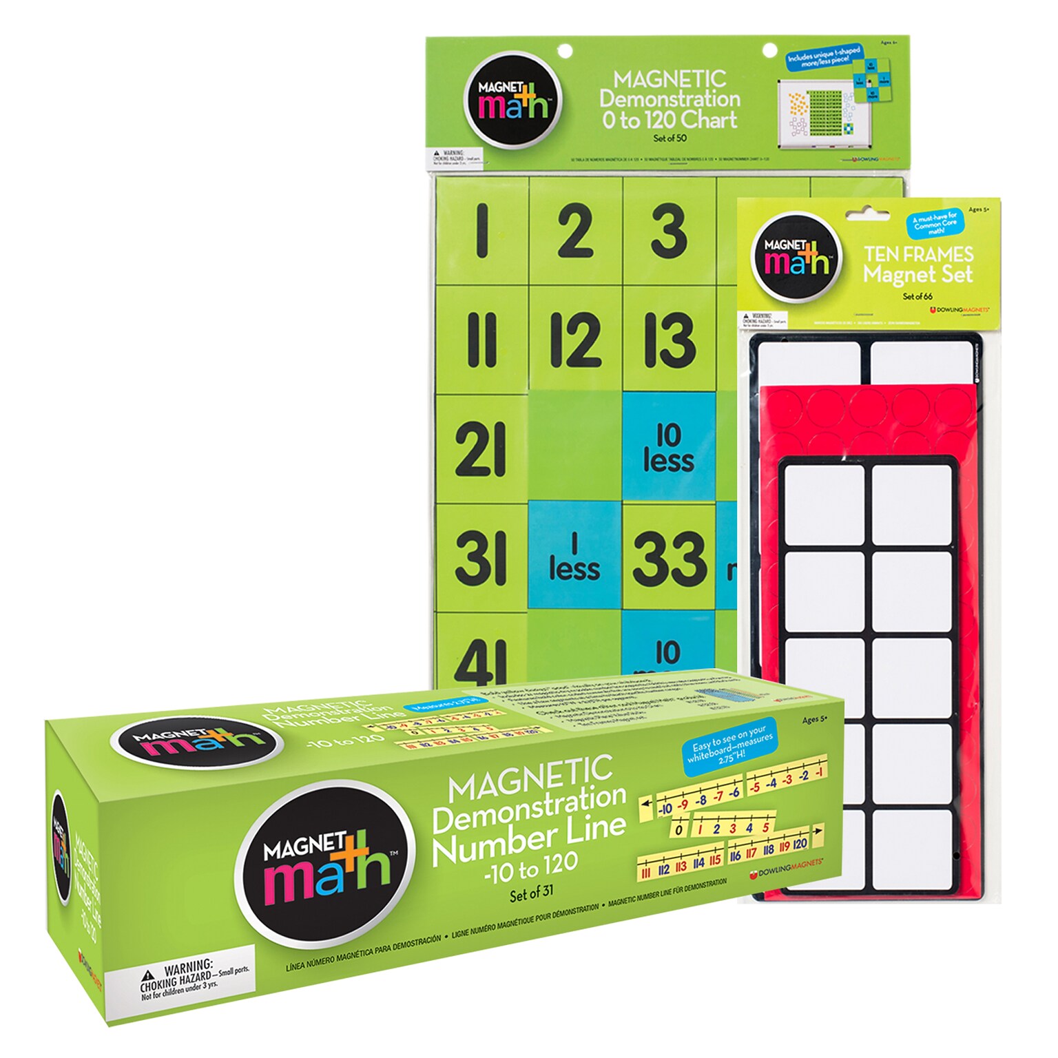 Dowling Magnets Math Demonstration Magnet Kit, 147/Set (DO-MATHDEMO)
