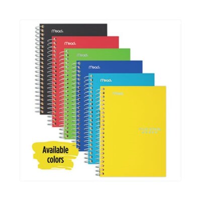 Five Star 1-Subject Wirebound Notebook, 5" x 7", College Ruled, 100 Sheets, Assorted Colors (MEA45484)