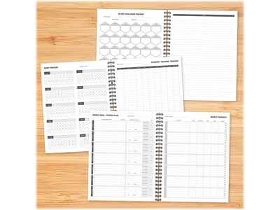 Willow Creek Fitness 8.5" x 11" Monthly Planner, Green  (40331)