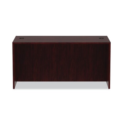 Alera™ Valencia Series Executive Suites in Mahogany, Straight Front Desk Shells, 60"W