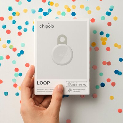 Chipolo LOOP Bluetooth Tracker, Chalk (RSO.0000001)