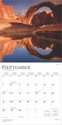 2025 BrownTrout Tranquility 12" x 12" Monthly Square Wall Calendar (9781975477882)