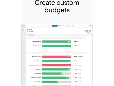 Quicken Classic Deluxe for New Subscribers Only, 1 User, Windows/Mac/Android/iOS, Download (170476)