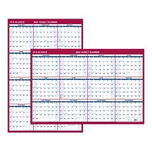 2024 AT-A-GLANCE 36 x 24 Yearly Wall Calendar, Reversible, Red (PM212-28-24)