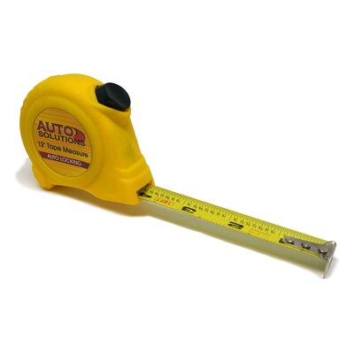 Auto Solutions 12' Self Locking Tape Measure, 12/Pack, 12 Packs/Carton (14750)