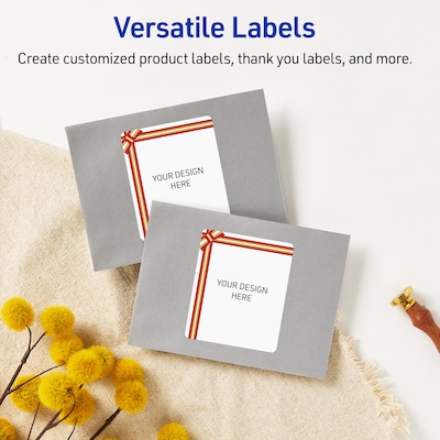 Avery Rectangle Multipurpose Labels, 4" x 3-1/3", White, 40/Pack (19479370584)