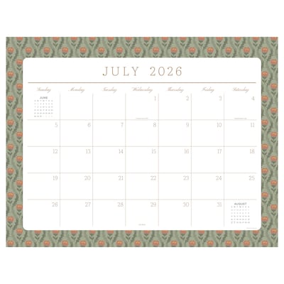 2026-2027 TF Publishing Artisan Legacy 22 x 17 Academic Monthly Desk Pad Calendar (AY27-8200)