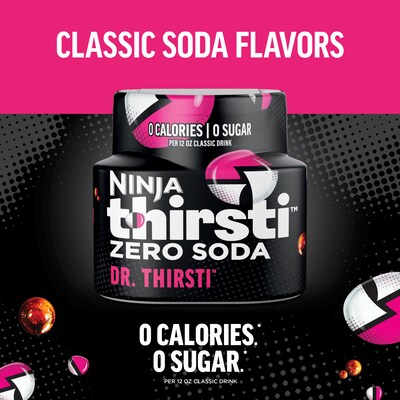 Ninja Thirsti Zero Soda Dr. Thirsti Flavored Water Drops (WCFDRPPAM)