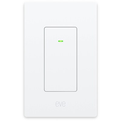 Eve Systems Apple HomeKit Smart Touch Light Switch, White (10ECE4151)