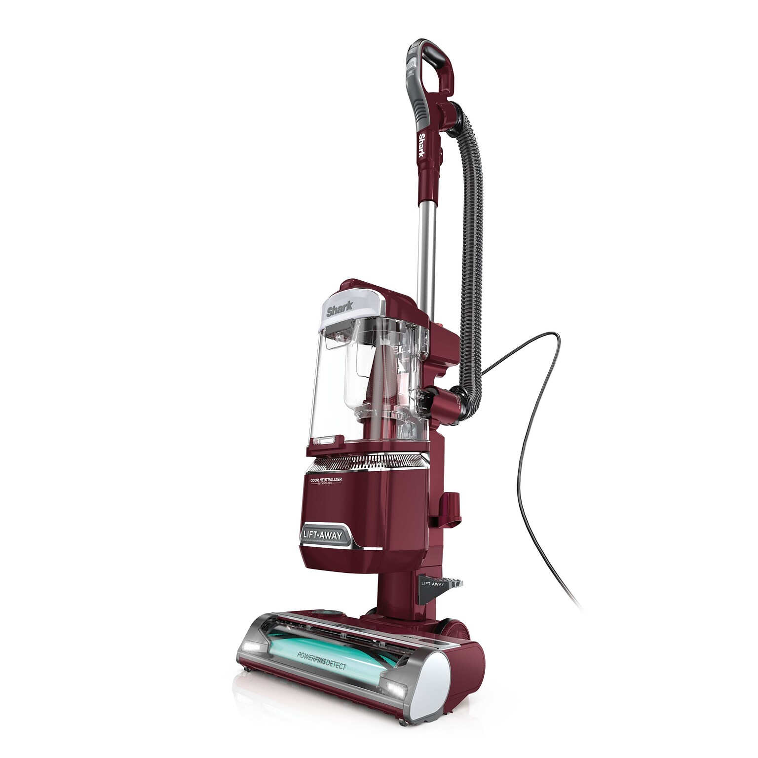 Shark Detect Lift-Away ADV Upright Vacuum, Bagless, Burgundy (LA492)