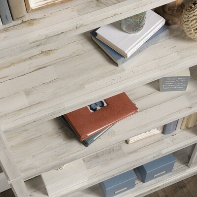 Sauder Select 70"H 5-Shelf Bookcase, White Plank (426423)