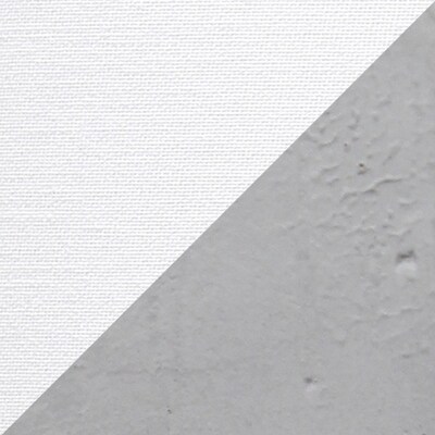 Lalia Home Concrete Thumbprint Table Lamp with Fabric Shade, White (LHT-5007-WH)