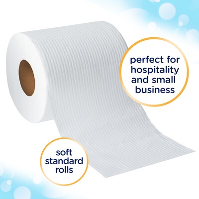 Cottonelle Professional Toilet Paper, 1-ply, White, 170 Sheets/Roll, 48 Rolls/Carton (12456)