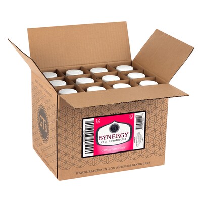 GT's Synergy Kombucha Organic Guava Goddess, 10 oz., 12/Pack (307-00437)