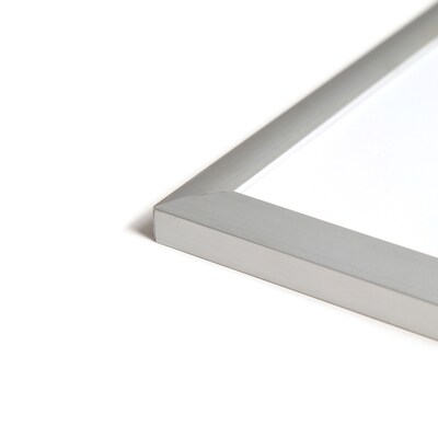 U Brands Basics Magnetic Dry Erase Whiteboard, 35" x 23", Silver Aluminum Frame