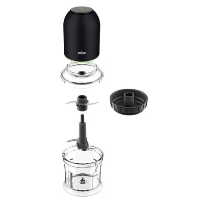 Braun EasyPrep 32 oz. Mini Food Processor, Black (CH3012BK)