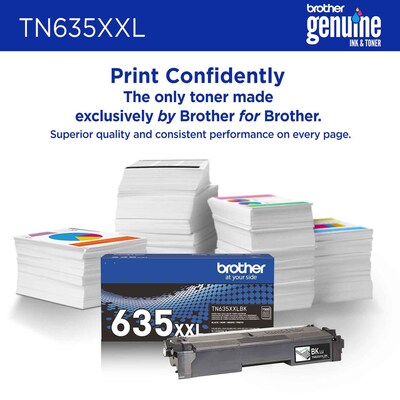 Brother TN635XXL Super High Yield Black Toner Cartridge (TN635XXLBK)