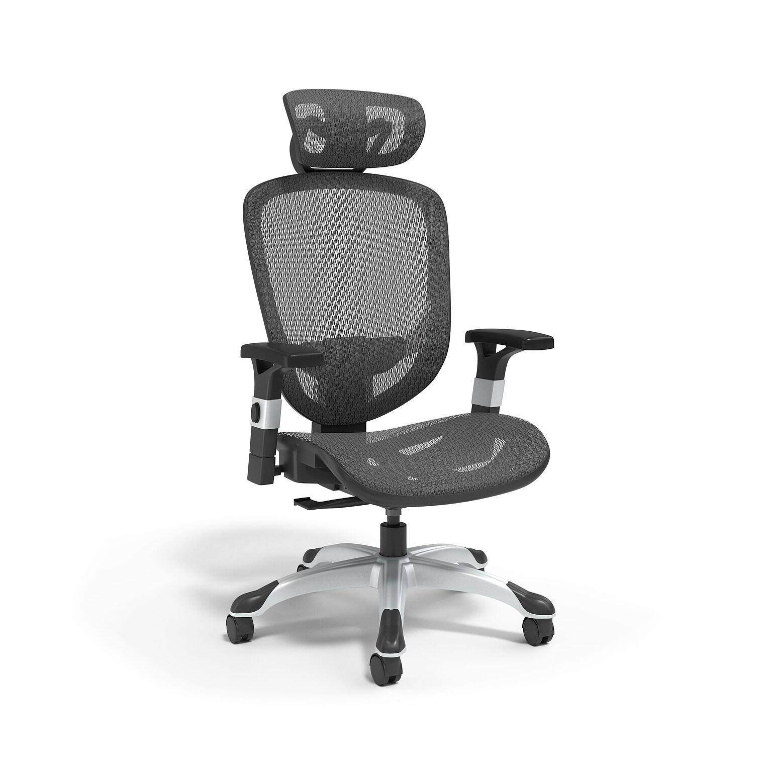 Quill Brand® Hyken Mesh Task Chair, Black (23481-CC)