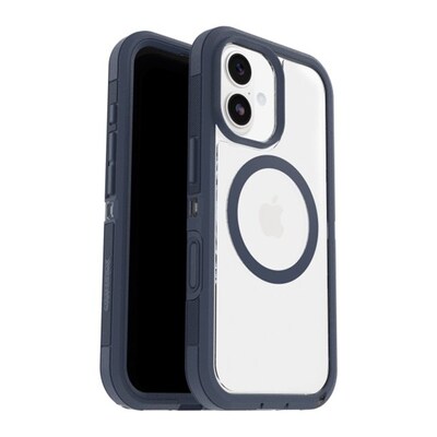 OtterBox Defender Series Pro XT MagSafe Phone Case for Apple iPhone 17, Shock Absorbing, Baby Blue Clear (77-98438)