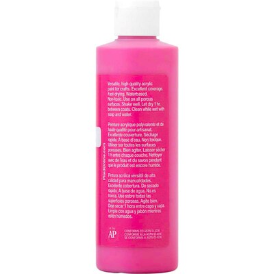 Apple Barrel Acrylic Paint Matte, 8oz., Bright Magenta, 6/Pack (APP2602E-6)