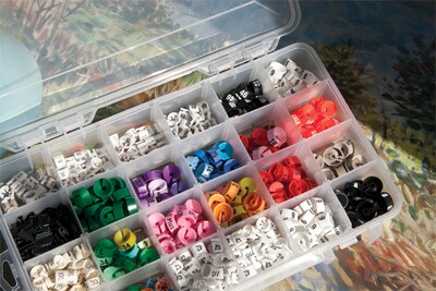 NAHANCO 14" x 8 1/2" x 2" Plastic Storage Tray