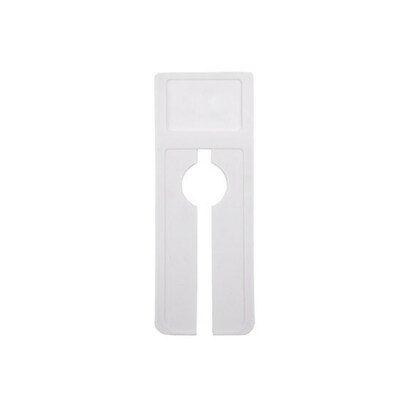 Nahanco Deluxe Plastic Size Divider, White, 50/Pack (D120W)
