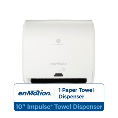 enmotion Hardwound Paper Towel Dispenser, White (59447A)