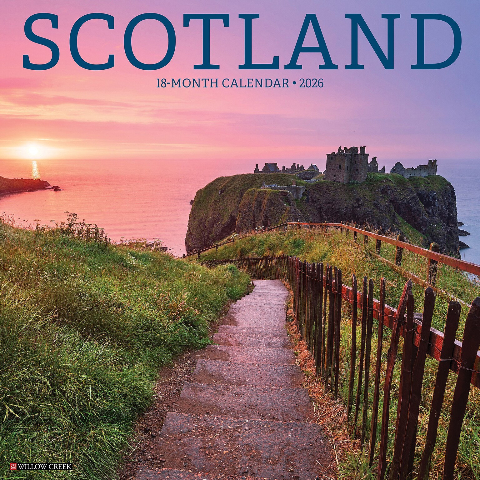2026 Willow Creek Scotland 12 x 12 Monthly Wall Calendar (56721)