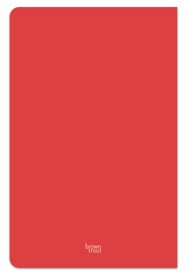 BrownTrout Pantone Soft Cover Journal,  5.25 x 8.25, Red, 192 Pages (9781975480561)