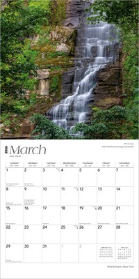 2026 BrownTrout New York Wild & Scenic 12" x 12" Monthly Wall Calendar (9798330704897)