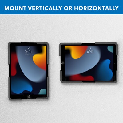 Mount-It! Adjustable Universal Anti-Theft iPad Tablet Wall Mount, 9.7" to 13", Black (MI-3882BLK)