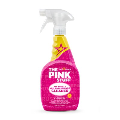 The Pink Stuff Miracle Multipurpose Cleaner & Degreaser Spray, 25.4 Fl Oz. (82382)