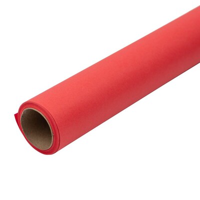 JAM Paper Wrapping Paper, 26.3 sq. ft., Red (277013524263a)