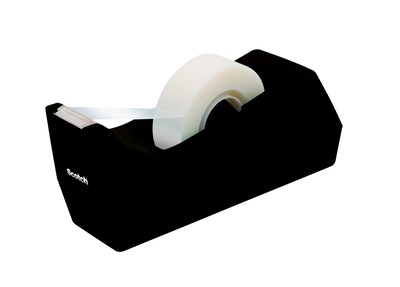 Scotch Desktop Tape Dispenser, Black (MMMC38BK)