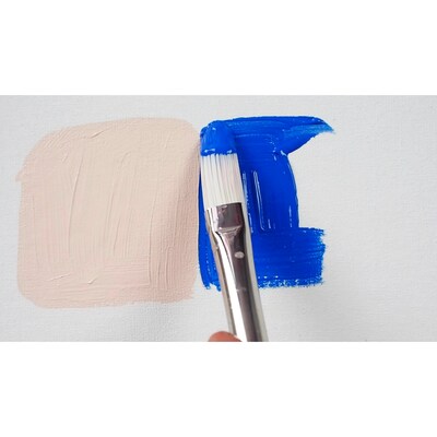 Silver Brush Bristlon Long Filbert Brushes, 5/Pack (SLVBR1953)