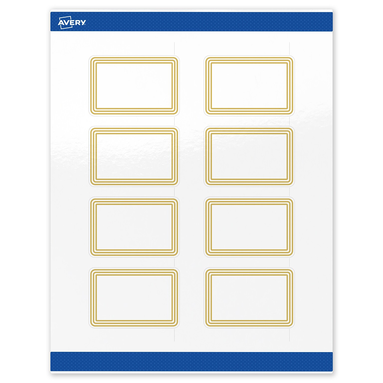 Avery Laser/Inkjet Rectangle Multipurpose Labels, 2 x 3, White, 80/Pack (S00-DHF)