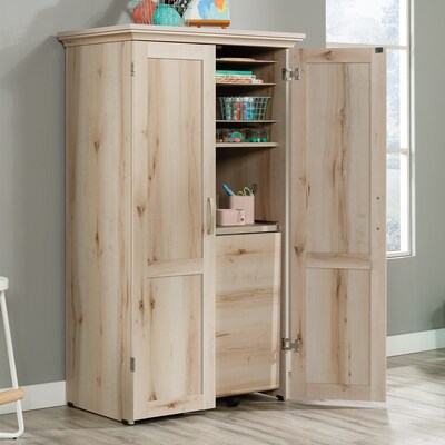 Sauder Select Craft and Sewing Armoire, Pacific Maple (430445)