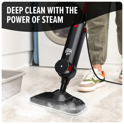 Dirt Devil Microfiber Steam Mop, Black (WD20000)