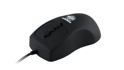 Man & Machine Petite Ergonomic Ambidextrous USB Mouse, Black (PM/B5)
