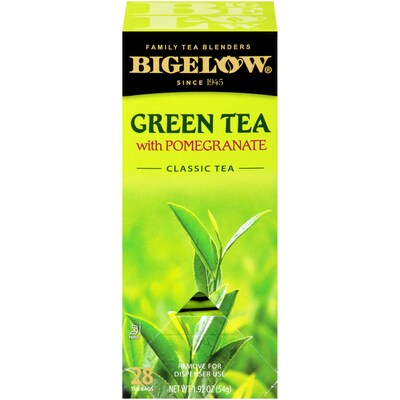 Bigelow, Green Tea with Pomegranate, 28/Box (RCB10363)