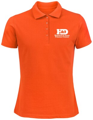 Custom Screen Printed Ladies 50/50 Polo Shirt