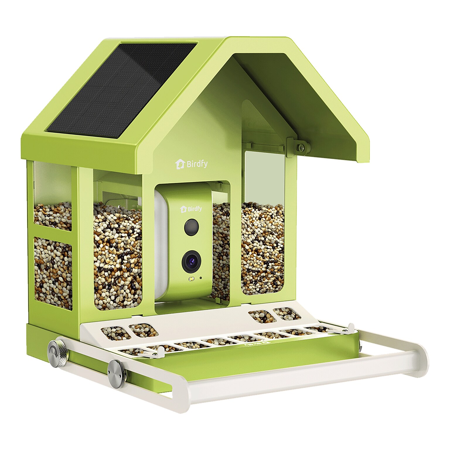 Birdfy Smart Bird Feeder with Camera, Solar Panel and AI by Subscription, Green (EPPAMBNI8172100)