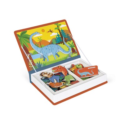 Janod Magneti'book Dinosaurs, Multicolored (JND02590)