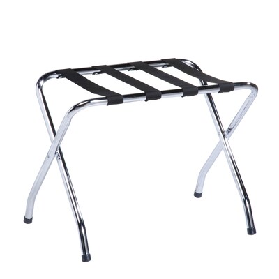 Honey-Can-Do Luggage Rack, 16"W, Chrome (TBL-01817)