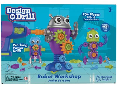 Educational Insights Design & Drill Robot Workshop Designer Set (4177)