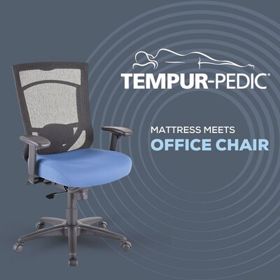 Tempur-Pedic TP7000 Ergonomic Mesh Swivel Task Chair, Denim (TP7000-DENIM)
