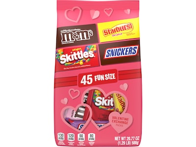 Mars Valentines Day Assorted Candy Bag, 20.77 oz., 45 Pieces/Bag (467947)