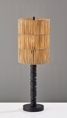 Adesso Norfolk 30"H Incandescent Table Lamp, Black (4355-01)