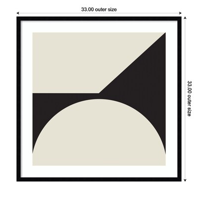 Amanti Art Minimal Max Mod I by The Creative Bunch Studio Wood Framed Wall Art Print, 33" x 33" (A42675531865)