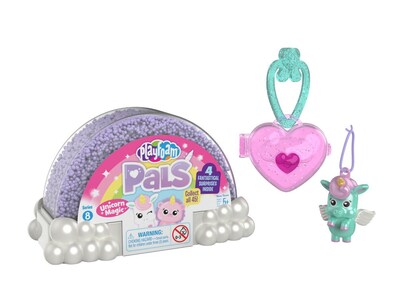 Playfoam Pals Unicorn Magic, 1.45" x 10.65" x 10", Assorted Colors, 6/Pack (1954)